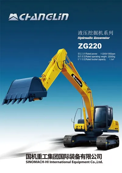 Excavadora de cadenas ZG220