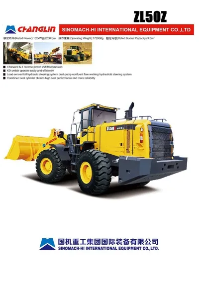 Cargadora de ruedas ZL50Z