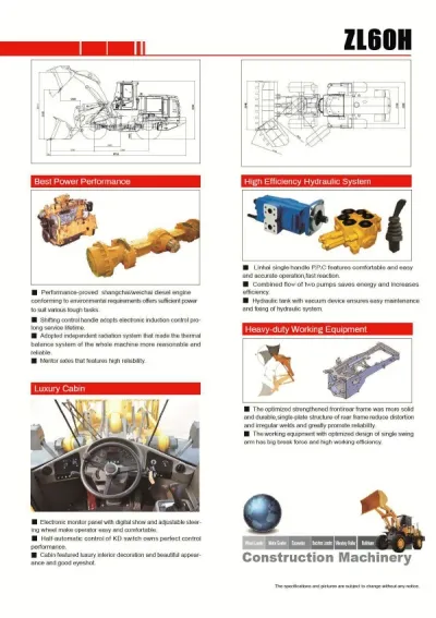 Cargadora de ruedas ZL60H