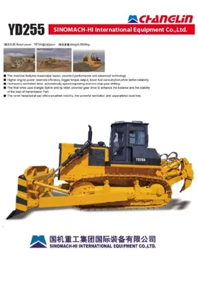 Bulldozer hidráulico sobre orugas YD255