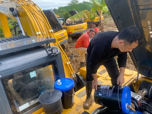 Servicios de reparación in situ en el extranjero
