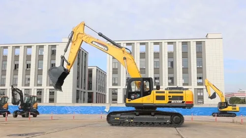 Operación de la excavadora de cadenas ZG330