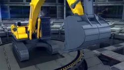 Animación 3D de la excavadora de cadenas ZG380