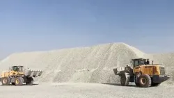 Cargadora de ruedas ZL50Z para manipulación de grava