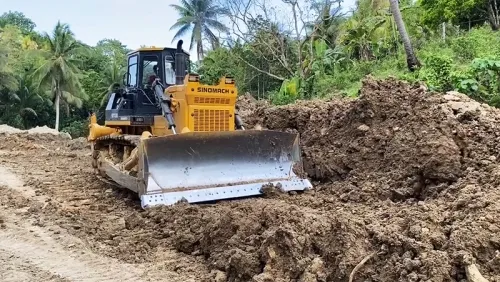 Bulldozer hidráulico sobre orugas YD220